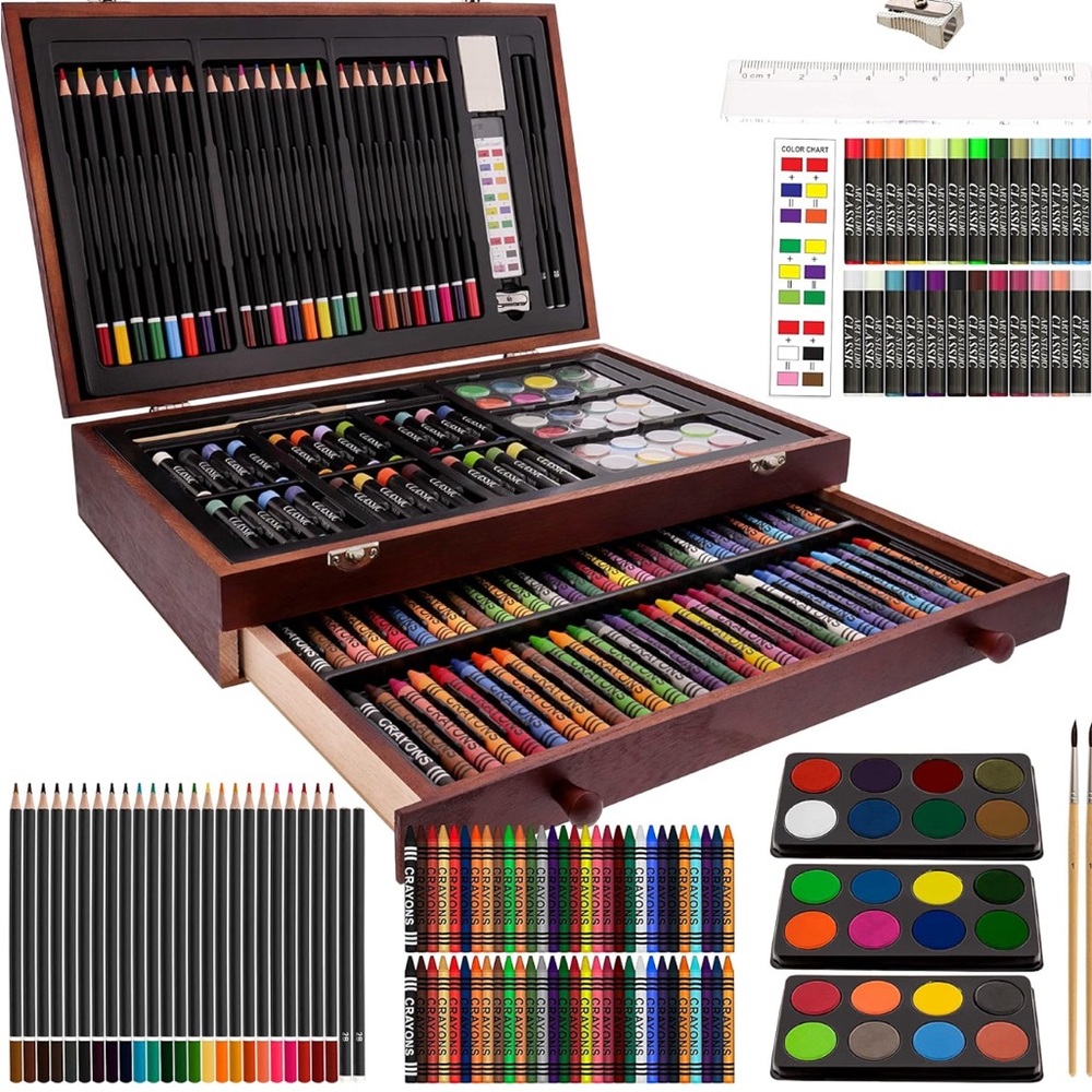 Fully loaded Wooden Art Case